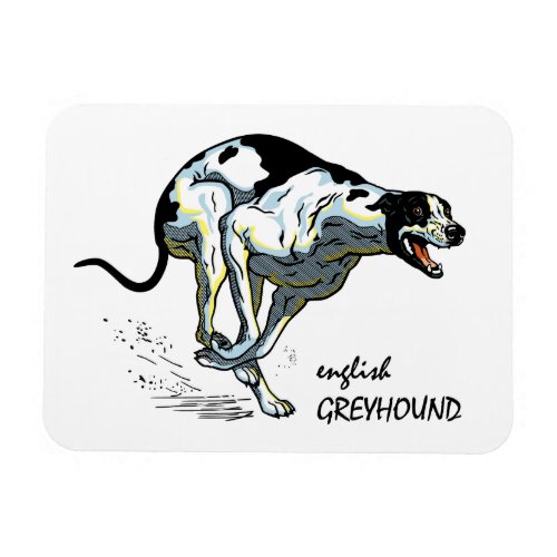 running greyhound magnet