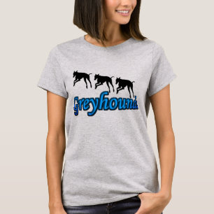 Running Greyhound Trio Silhouettes  T-Shirt