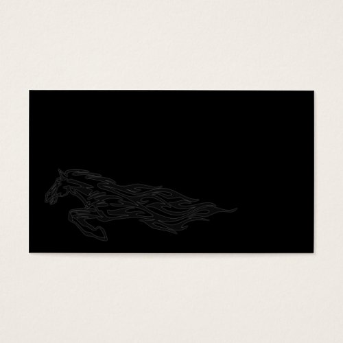 Running Horse Business Card
