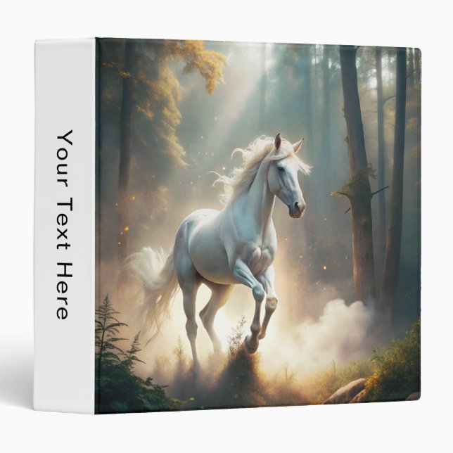 Running Horse 3 Ring Binder (Front/Spine)
