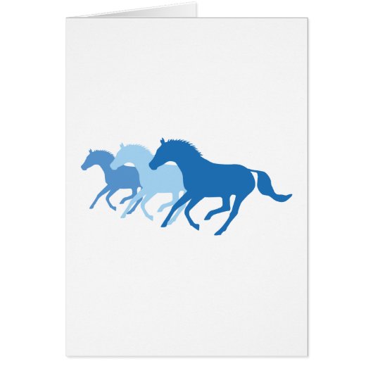 Running Horse (Blue) (Front)