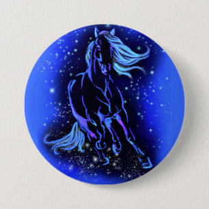 Running Horse Button