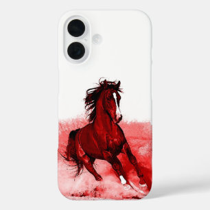 Running Horse iPhone 16 Case
