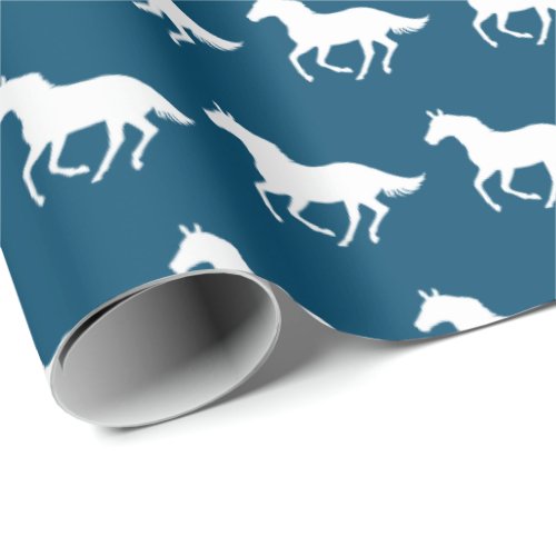 Running Horse Choose Your Color Wrapping Paper