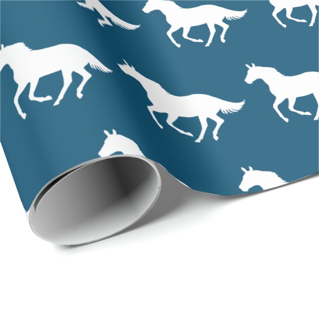 Running Horse Choose Your Color Wrapping Paper (Roll Corner)