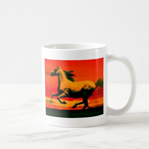 Running Horse Coffee Mug