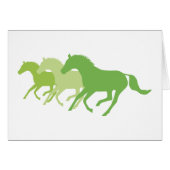 Running Horse (Green) (Front Horizontal)