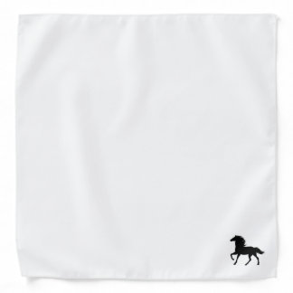 Running Horse Hanky Bandana