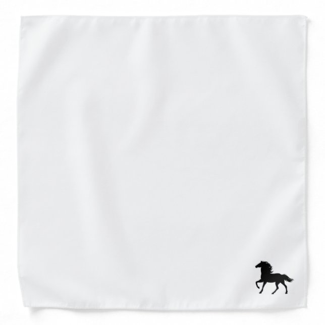 Running Horse Hanky Bandana (Front)