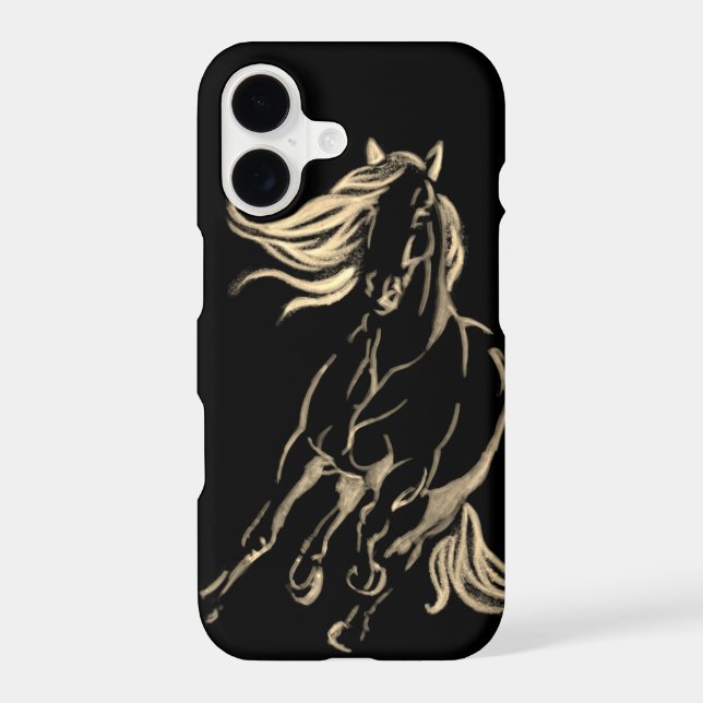 Running Horse iPhone Case (Back)