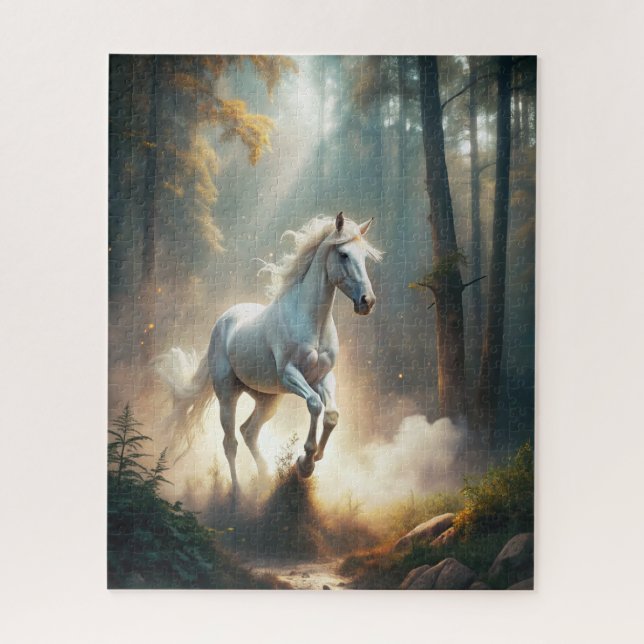 Running Horse Jigsaw Puzzle (Vertical)