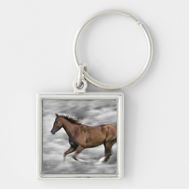 Running horse keychain (Front)