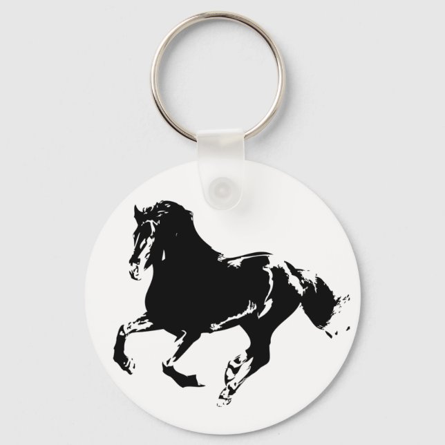Running Horse Keychain (Front)