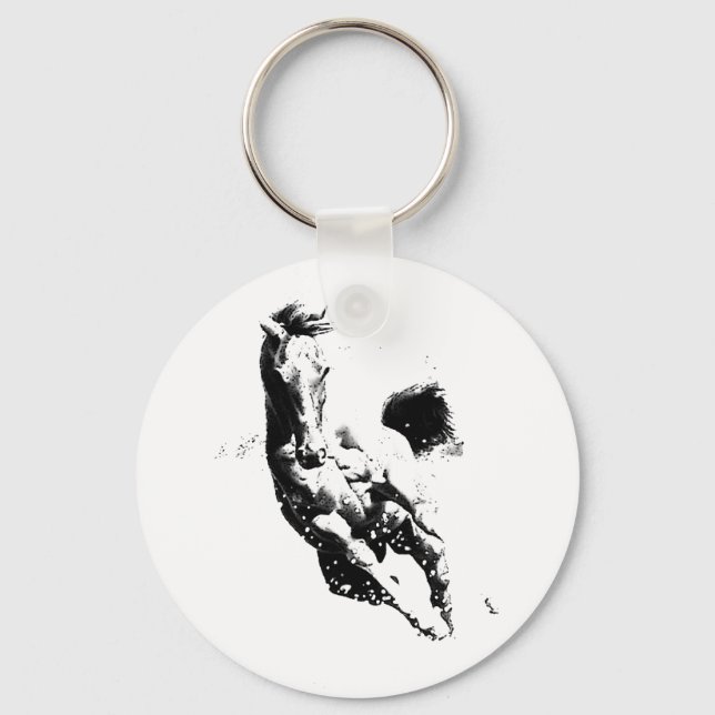 Running Horse Keychain (Front)