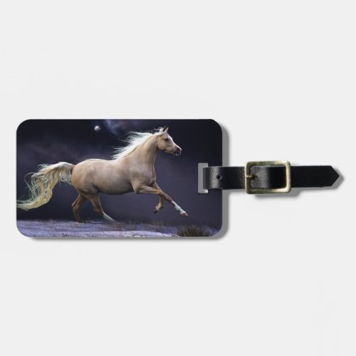 Running Horse Luggage Tag
