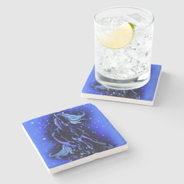 Running Horse Marble Coaster (Side)
