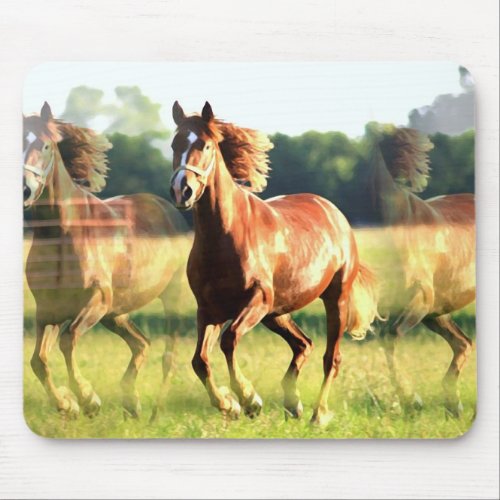 Running Horse Mouse Pad