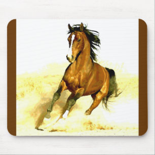 Running Horse Mouse Pad