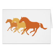 Running Horse (Orange) (Front Horizontal)