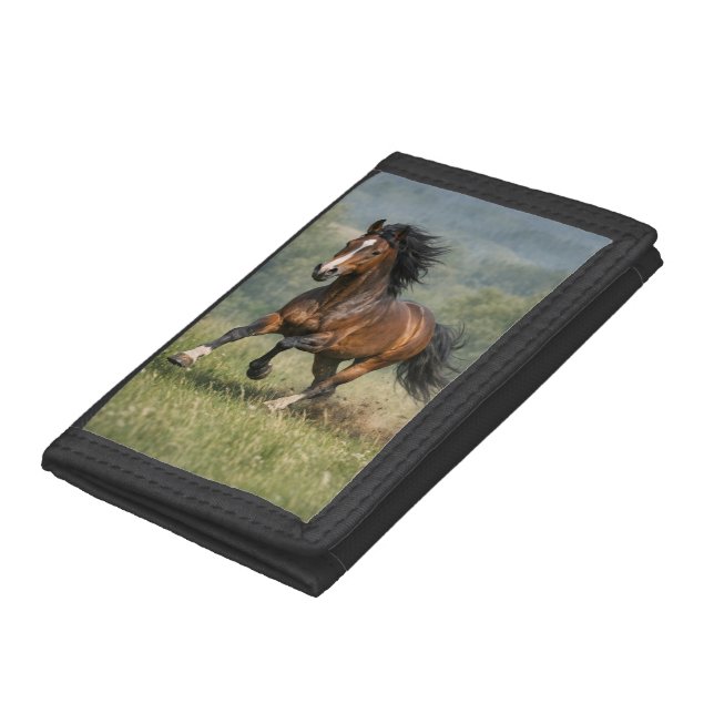 Running Horse Photo Wallet – Nature-Inspired Eques (Bottom)