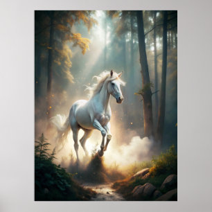 Running Horse Poster