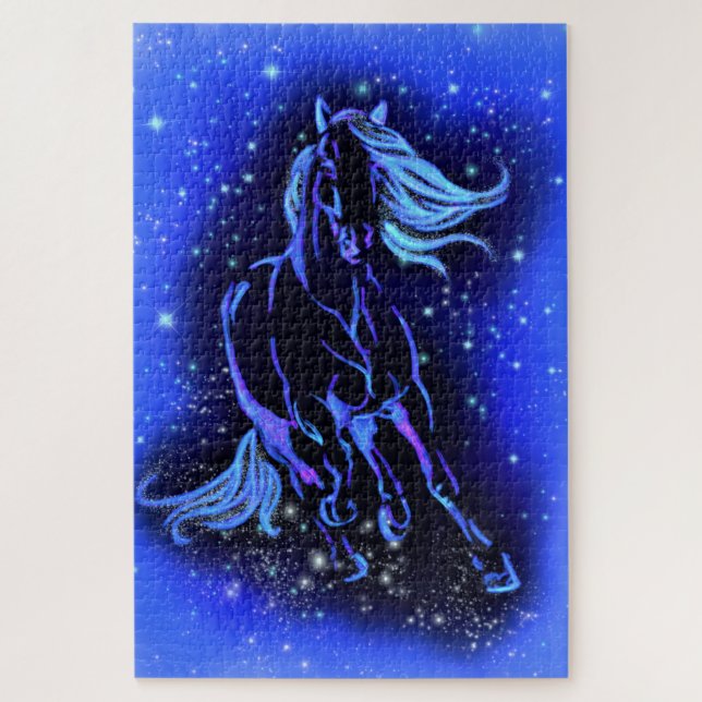 Running Horse Puzzle (Vertical)