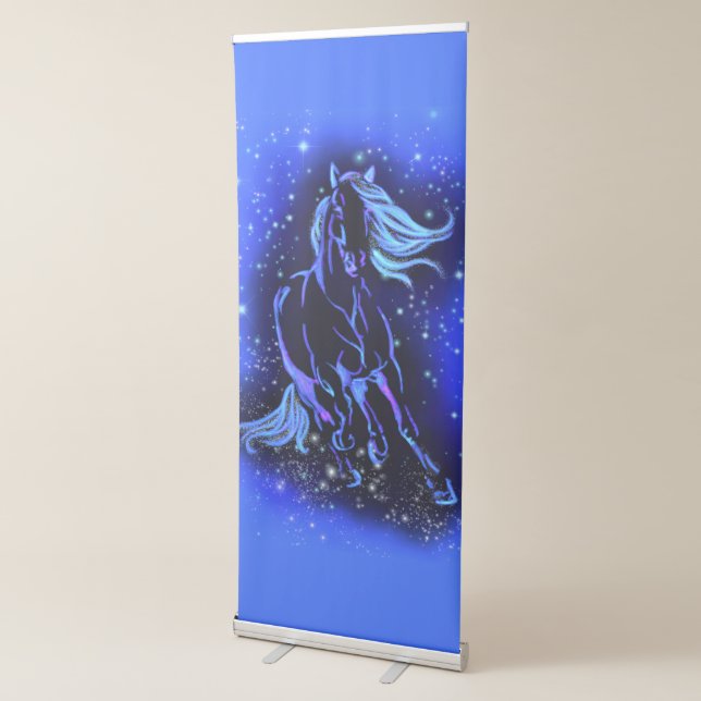 Running Horse Retractable Banner (3/4)