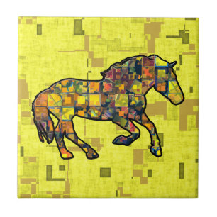 RUNNING HORSE SQUARED Tile