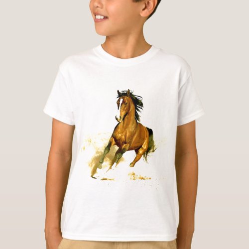 Running Horse T_Shirt