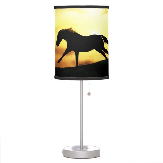 Running Horse Table Lamp (Left)