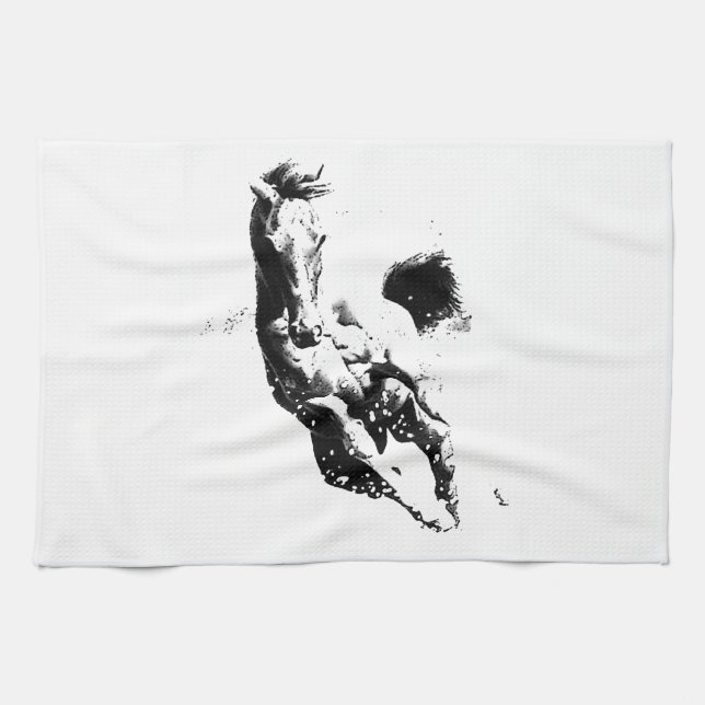 Running Horse Towel (Horizontal)