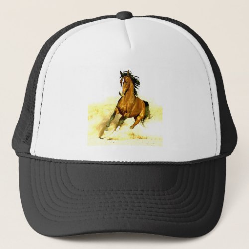 Running Horse Trucker Hat