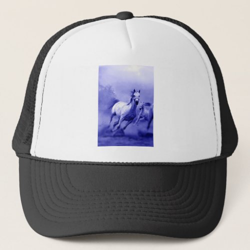 Running Horse Trucker Hat