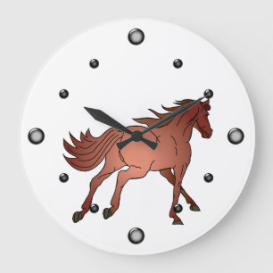 Running Horse Wall Clock