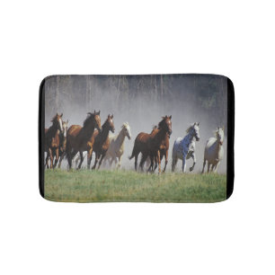 Running Horses Bath Mat