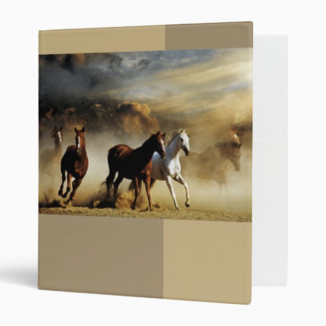 Running Horses Binder (Front/Inside)