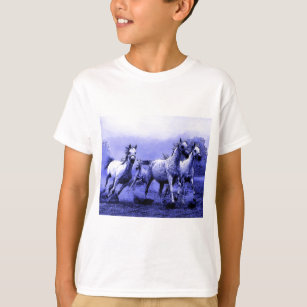 Running Horses & Blue Moonlight T-Shirt