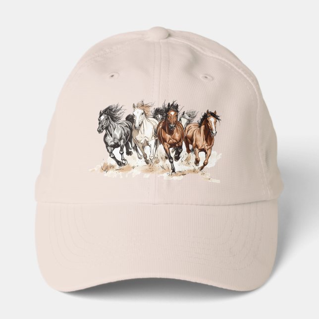 Running Horses Cap (Front)