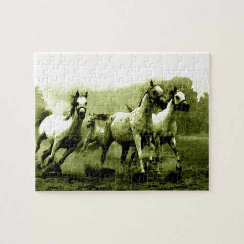 Running Horses _ Creative Art Jigsaw Puzzle