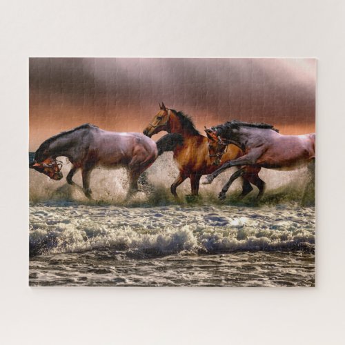 Running Horses in Water Puzzle