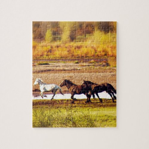 Running Horses Jigsaw Puzzle