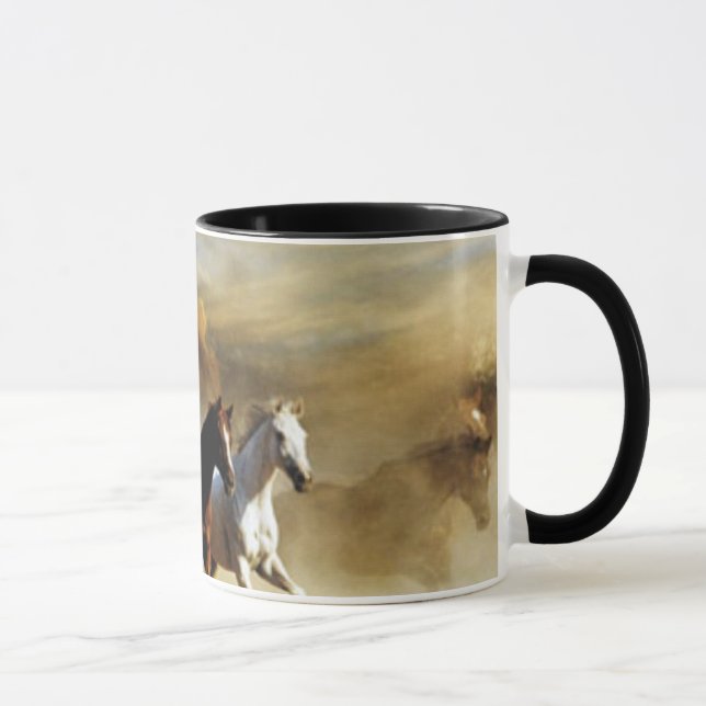 Running Horses Mug (Right)