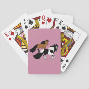 Running Horses Poker Cards