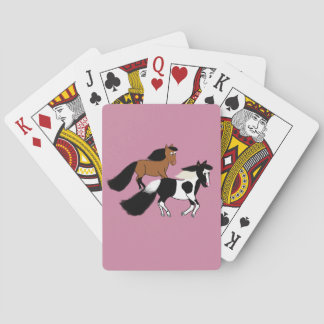 Running Horses Poker Cards