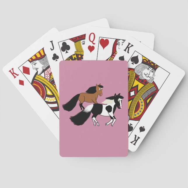 Running Horses Poker Cards (Back)