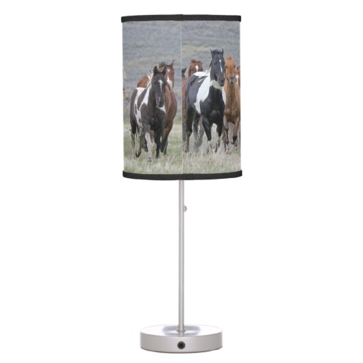 Running Horses Table Lamp (Back)