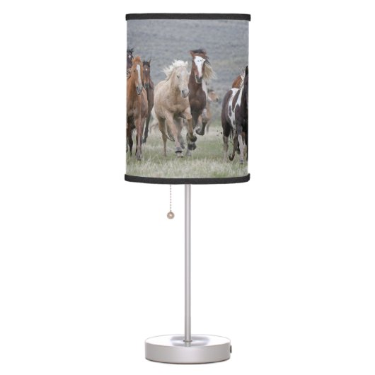 Running Horses Table Lamp (Right)