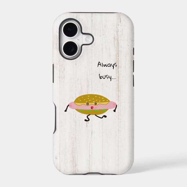 Running hot dog iphone case (Back)