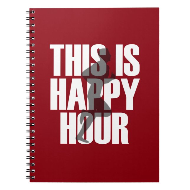 Running Is Happy Hour Notebook (Front)