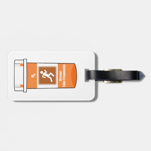 Running Is My Drug Luggage Tag